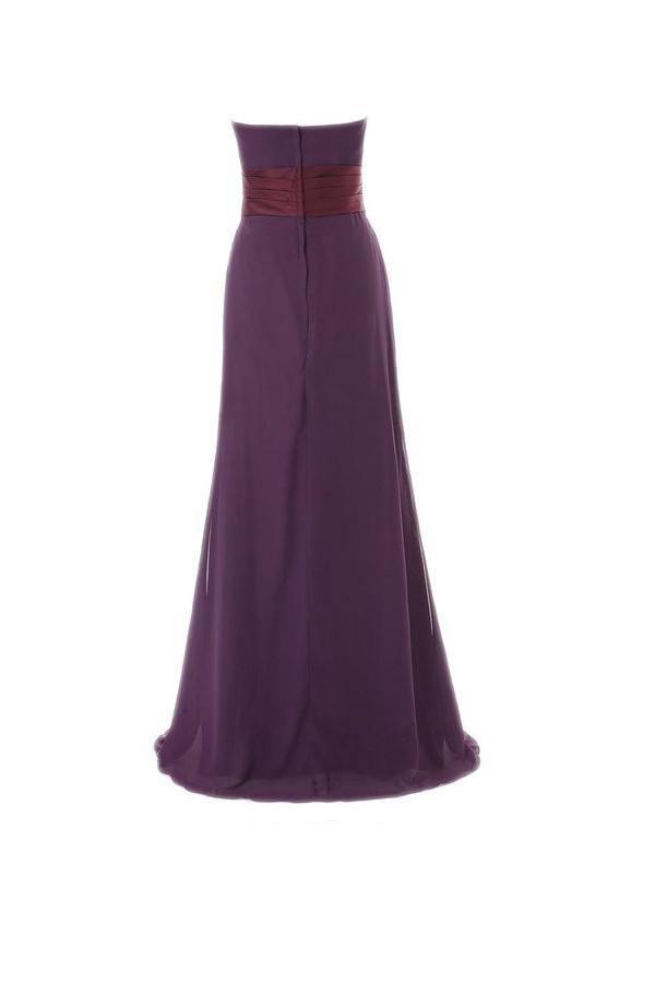 A-Line Sweetheart Floor-length Bridesmaid/Prom Dress With Ruffles BD020 - Tirdress