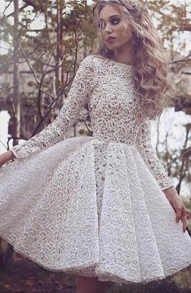 Ivory knee hot sale length dresses