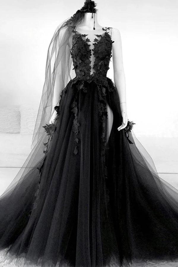 Black and shop floral prom dress