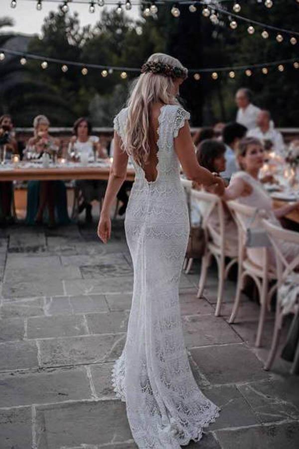 Robe de mariée online dentelle boheme