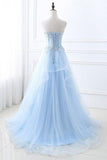 Chic Prom Dresses Sweetheart A-line Floor-length Prom Dress TP1187 - Tirdress