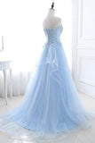 Chic Prom Dresses Sweetheart A-line Floor-length Prom Dress TP1187 - Tirdress