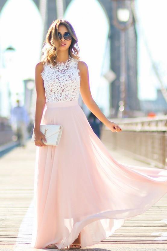 Blush pink modest dress shop
