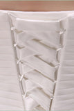 Sexy A-Line Stomacher Tiered Organza Wedding Dress Court Train TN0102 - Tirdress