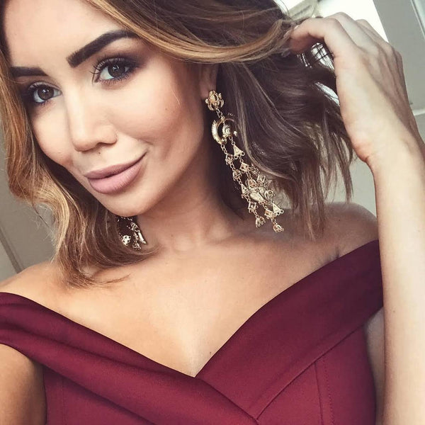 Classic and Elegant Off the Shoulder Dress