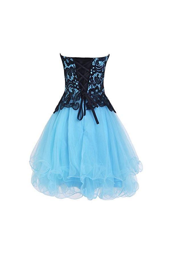 Sweetheart Bridesmaid Short Prom Homecoming Dresses PG047 - Tirdress