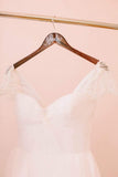 Wedding Dresses Cheap Floor-length Sexy Ivory Beading Tulle Ball Gown TN245 - Tirdress