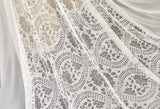 Bohemian Wedding Dress Lace V Neck Long Elegant Bridal Gown-Tirdress