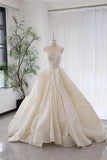 Ball Unique Wedding Dress Strapless Sweetheart Taffeta Bridal Dress-Tirdress