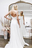 A-Line Unique Design Plus Size Beach Vintage Long Wedding Dresses TN328 - Tirdress