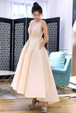 A-line High Low V Neck Short Prom Dress Homecoming Dress HD0063 - Tirdress