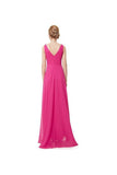 A-line High Quality Chiffon V-back Prom Dresses Evening Dresses PG252 - Tirdress