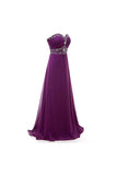 A-line Sweetheart Chiffon Long Prom Dresses Evening Dresses PG249 - Tirdress