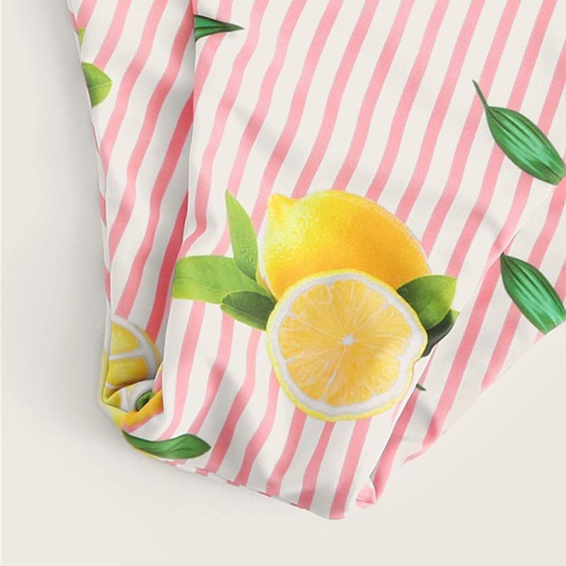 Print Knot Bikini Set Women Swimwear Sexy Beachwear Bathing Suit B035 - Tirdress