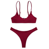 Bikini Sexy Women Swimwear Brazilian Bikini Push Up Swimsuit - Tirdress