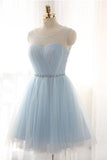 Charming Tulle Short Prom Dresses Homecoming Dresses PG019 - Tirdress