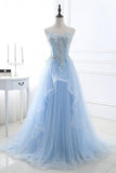 Chic Prom Dresses Sweetheart A-line Floor-length Prom Dress TP1187 - Tirdress