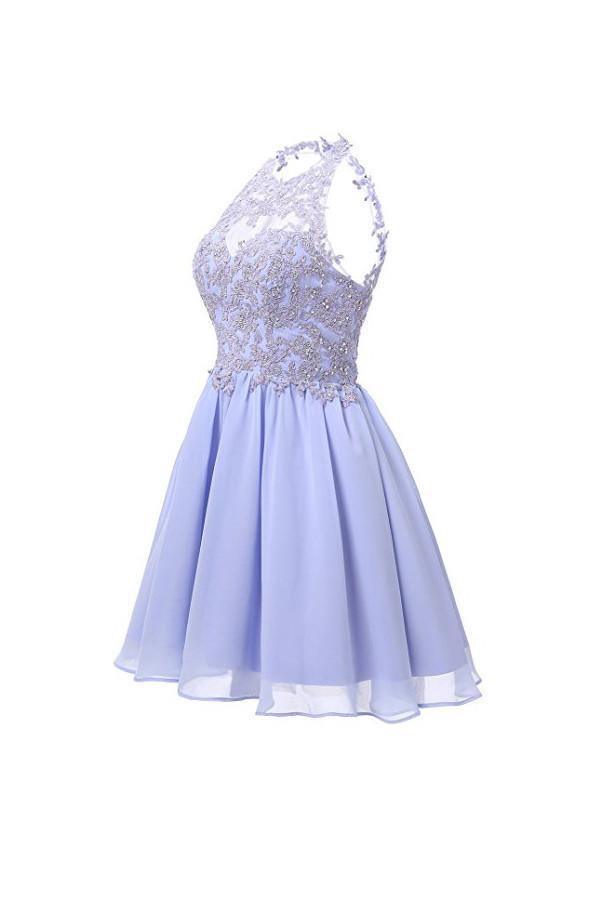 Chiffon Short Prom Dresses Homecoming Dresses Bridesmaid Dresses US0 / Light Blue Chiffon Short Prom Dresses Homecoming Dresses Bridesmaid Dresses US0 / Light Blue