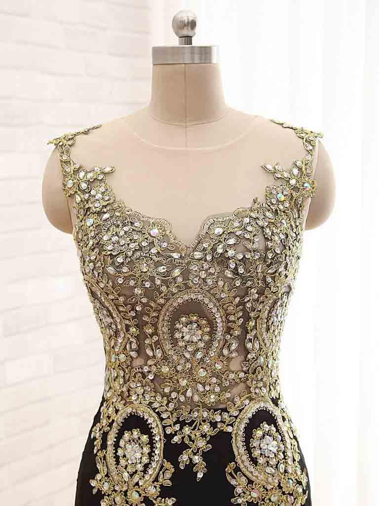 Classical V-neck Mermaid Satin Evening Dress Prom Dresses TP0012 - Tirdress