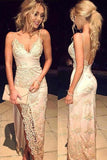 Fashion Sexy Sweetheart Backless Appliques Floral Prom Dress TP0139 - Tirdress
