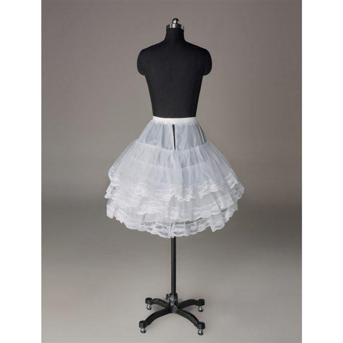 Fashion Short Wedding Dress Petticoat Accessories White LP013 - Tirdress