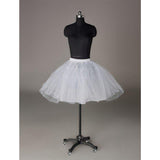 Mode Kurzes Brautkleid Petticoat Zubehör Weiß LP014 