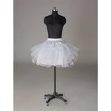 Mode Kurzes Brautkleid Petticoat Zubehör Weiß LP012