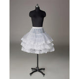 Mode Kurzes Brautkleid Petticoat Zubehör Weiß LP013