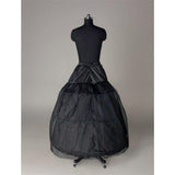 Fashion Wedding Petticoat Accessories Black Floor Length LP001 - Tirdress