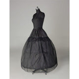 Fashion Wedding Petticoat Accessories Black Floor Length LP001 - Tirdress