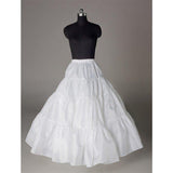 Fashion Wedding Petticoat Accessories White Floor Length LP016 - Tirdress