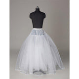 Fashion Wedding Petticoat Accessories White Floor Length LP010 - Tirdress