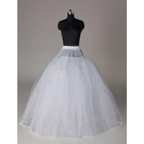 Fashion Wedding Petticoat Accessories White Floor Length LP005