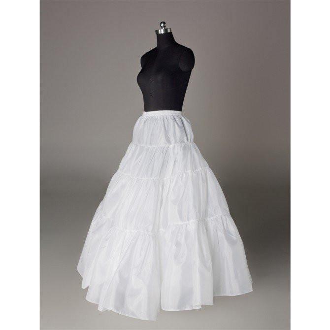 Fashion Wedding Petticoat Accessories White Floor Length LP016 - Tirdress
