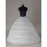 Fashion Wedding Petticoat Accessories White Floor Length LP008