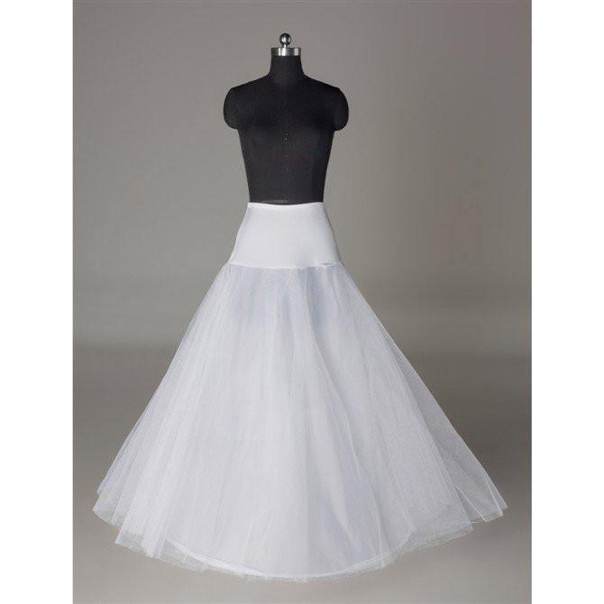 Fashion Wedding Petticoat Accessories White Floor Length LP011 - Tirdress