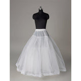 Fashion Wedding Petticoat Accessories White Floor Length LP003