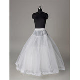 Fashion Wedding Petticoat Accessories White Floor Length LP003 - Tirdress