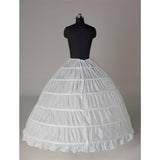 Fashion Wedding Petticoat Accessories White Floor Length LP008 - Tirdress