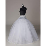 Fashion Wedding Petticoat Accessories White Floor Length LP005 - Tirdress