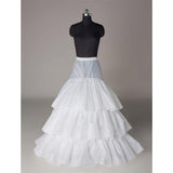 Fashion Wedding Petticoat Accessories White Floor Length LP015