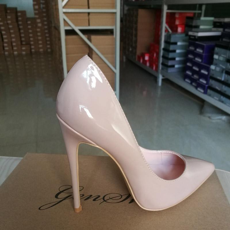 Real Leather Bow Stiletto Heels With Pointed Toes Nude And Black Patent  Leathers For Women Perfect For Weddings Available In Sizes 35 43 From  Youyi958, $24.88 | DHgate.Com