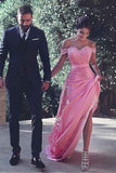 Glamouröses formelles Abendkleid aus Chiffon mit schulterfreiem Ausschnitt im Meerjungfrau-Stil PG502
