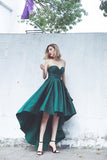 High Low Sweet Heart Satin Fashion Homcoming Dresses Prom dresses PG106 - Tirdress