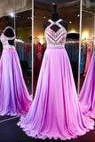 High Quality A-line Backless Evening Dress Prom Dresses Evening Gowns PG298 - Tirdress