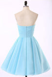 High Quality Chiffon Light Blue Homecoming Dresses PG022 - Tirdress