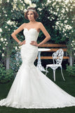 High Quality Mermaid Sweetheart Lace Appliques Wedding Dress WD020 - Tirdress