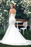 High Quality Mermaid Sweetheart Lace Appliques Wedding Dress WD020 - Tirdress