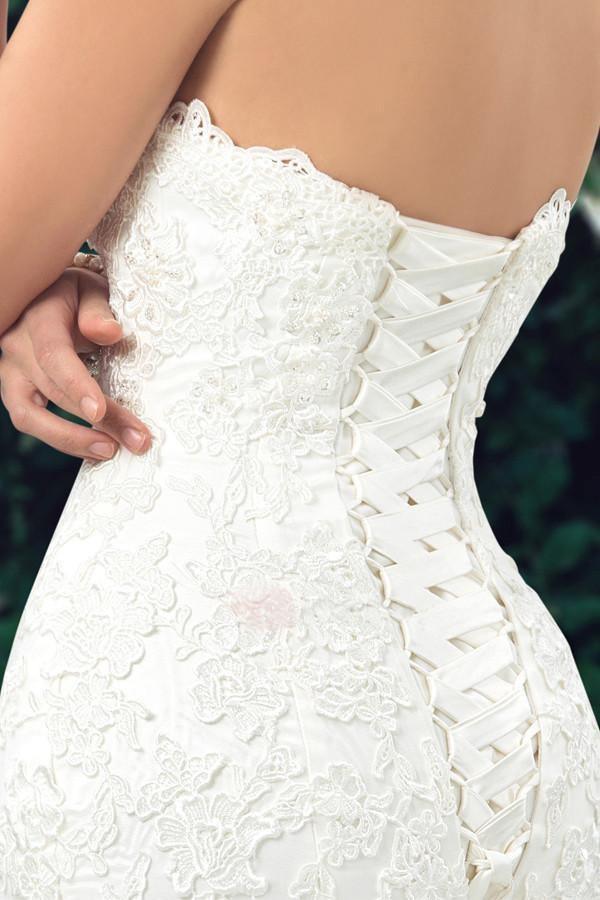 High Quality Mermaid Sweetheart Lace Appliques Wedding Dress WD020 - Tirdress
