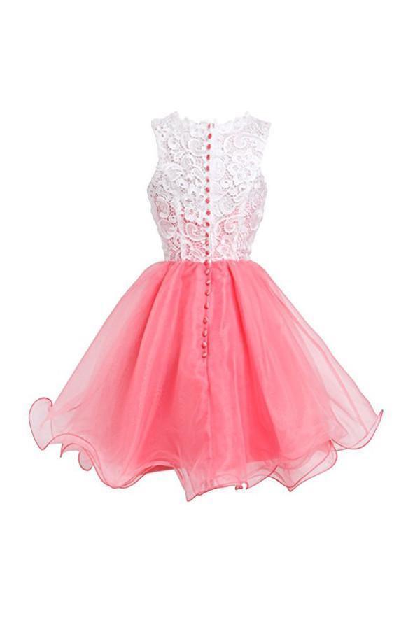 High Quality Organza Short Party Dresses Homecoming Dresses US4 / As Picture High Quality Organza Short Party Dresses Homecoming Dresses US4 / As Picture
